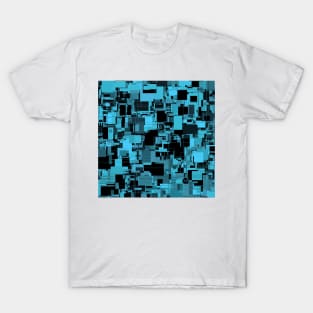 Random Shapes Abstract Pattern T-Shirt